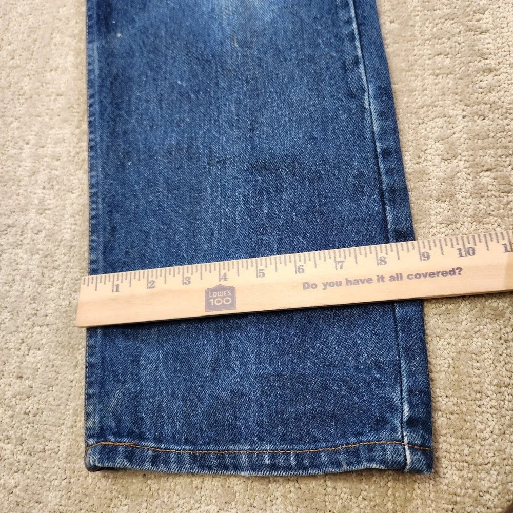 Vintage Levis 505 0217 Jeans Men 38x31 Orange Tab 80s USA Made Whiskers Straight